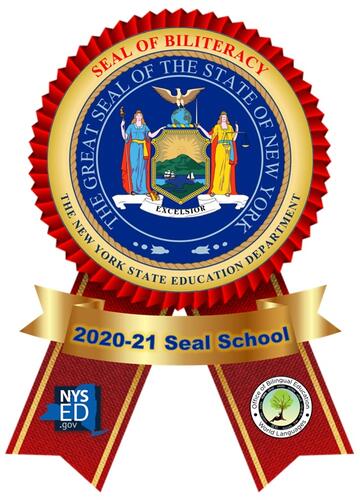 紐約州雙語徽章印章2020-2021